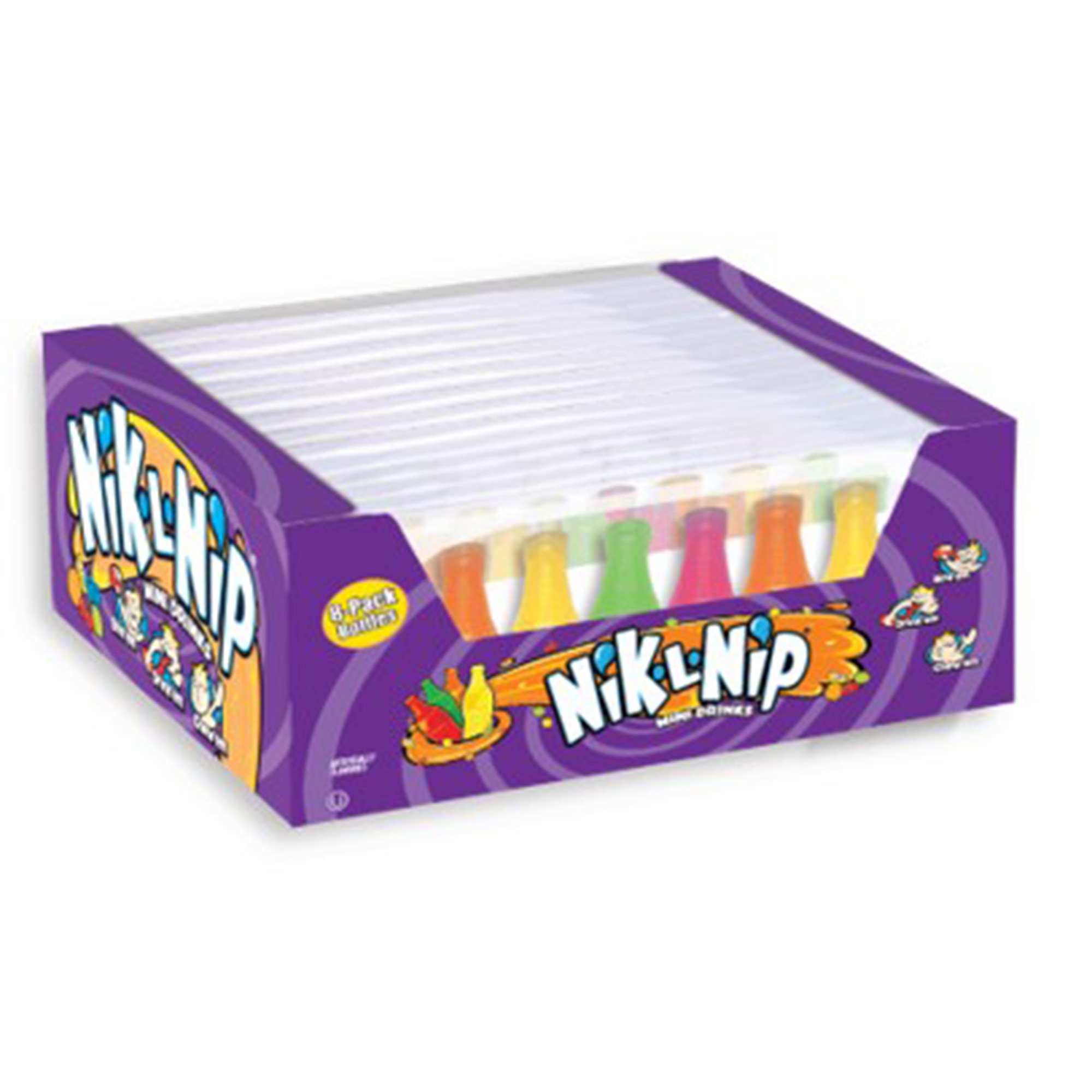 NikLNip® Wax Bottles 8 pack Albanese Confectionery