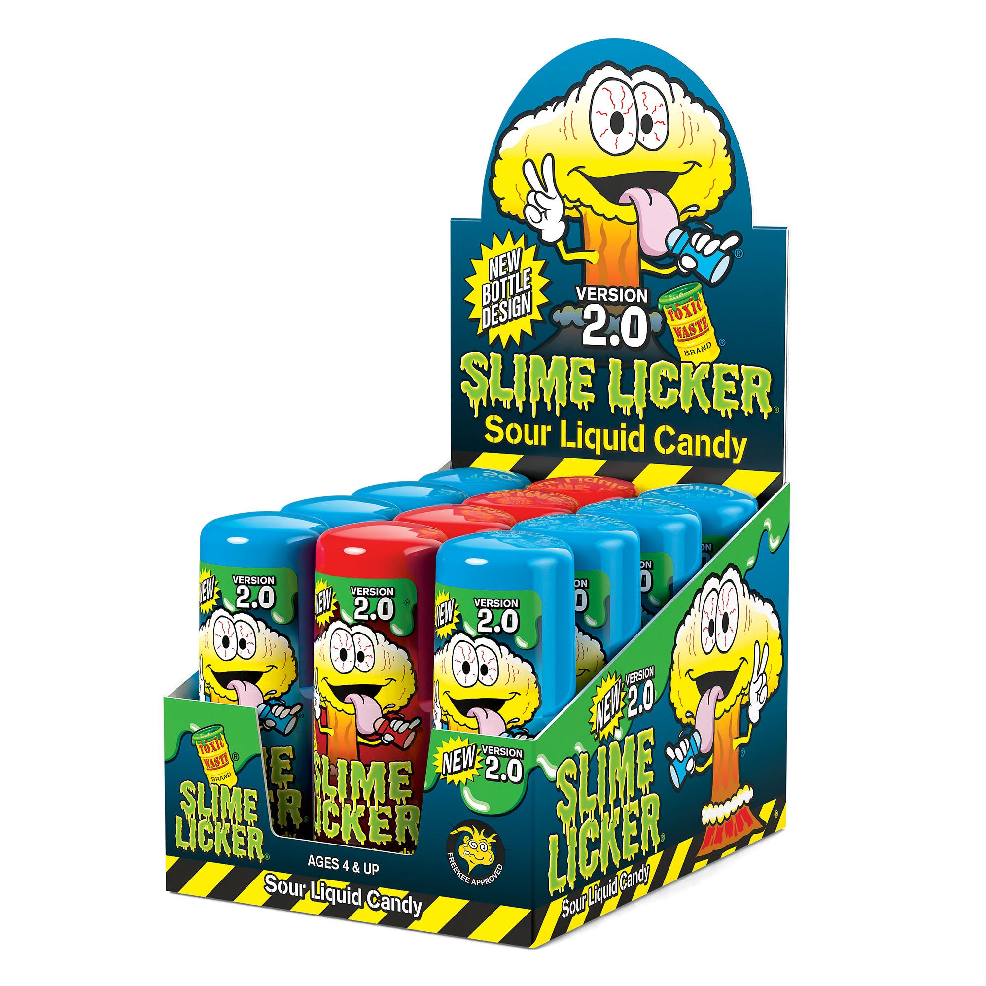 Toxic Waste® Slime Licker® 2.0 Blue Razz & Strawberry | Albanese