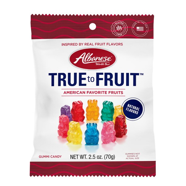 True to Fruit™ American Favorite Fruits, 2.5oz Peg Bag | Albanese ...