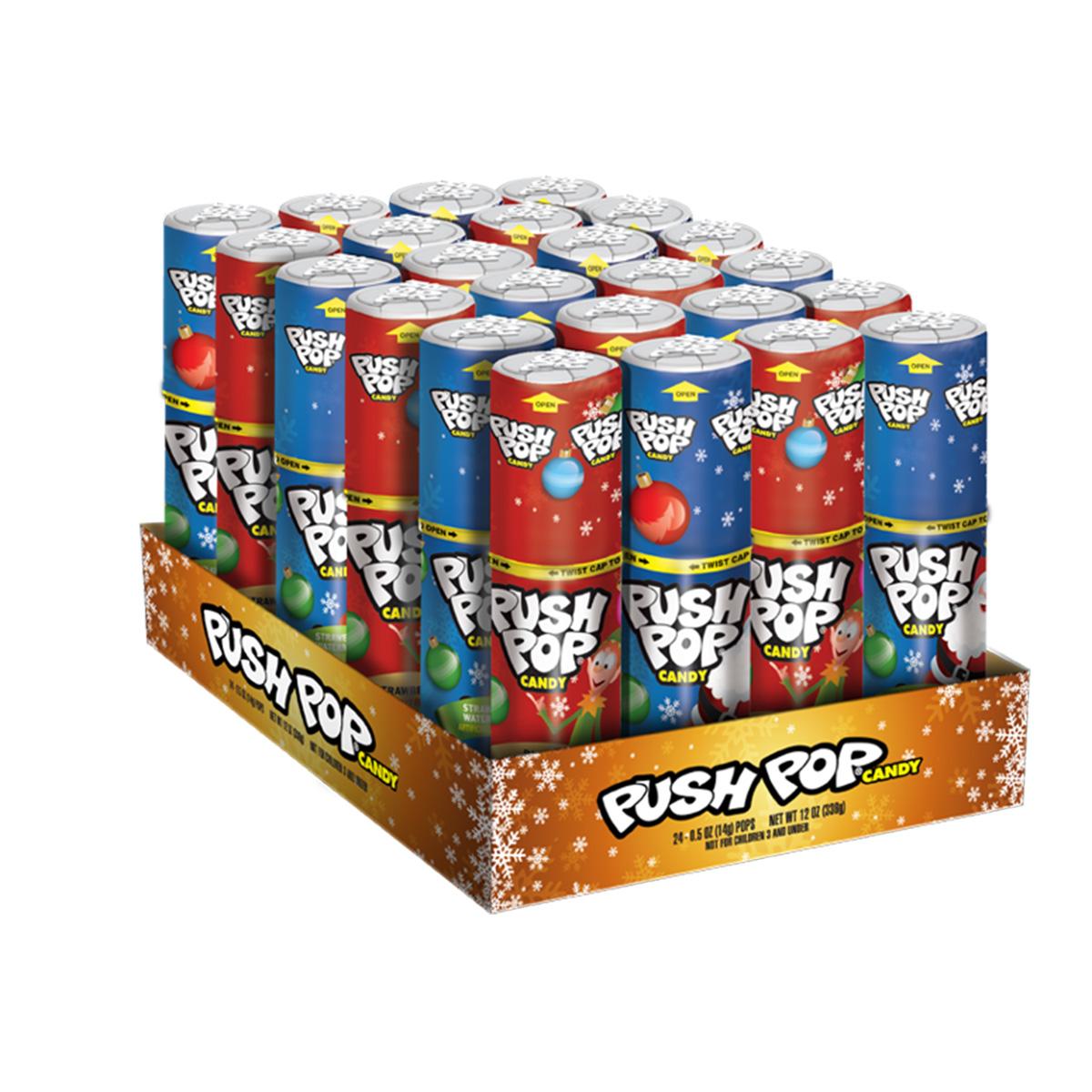Christmas Push Pops Albanese Confectionery